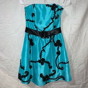 NEW Turquoise Strapless Dress